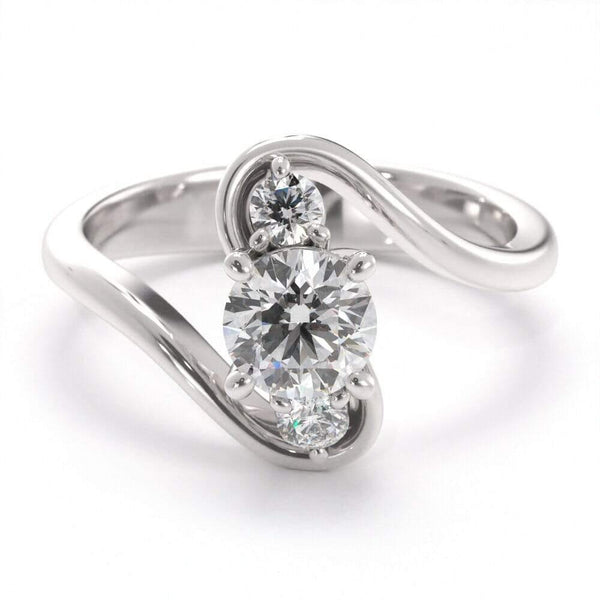 #10K White Gold #14K White Gold #18K White Gold #Platinum #0.50 Carat