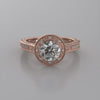#14K Rose Gold #0.50 Carat #0.75 Carat #1.00 Carat #1.50 Carat #2.00 Carat