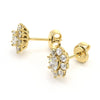 Cluster Halo Diamond Stud Earrings.