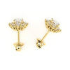 Cluster Halo Diamond Stud Earrings.